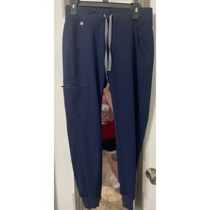 FIGS Navy Zamora Jogger Scrub Pants